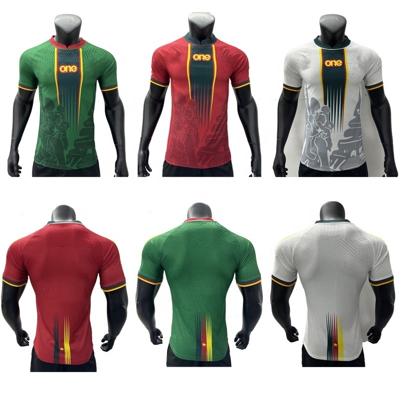 Latest Season Africa Team Soccer Wear Customize Cameroon Player Version Football Jersey