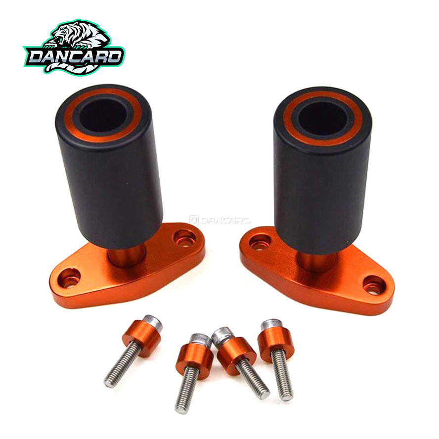 DANCARO Motorcycle Frame Anti Drop Slider CNC Aluminum Falling Protector For KTM DUKE125 DUKE200 DUKE390 Customization