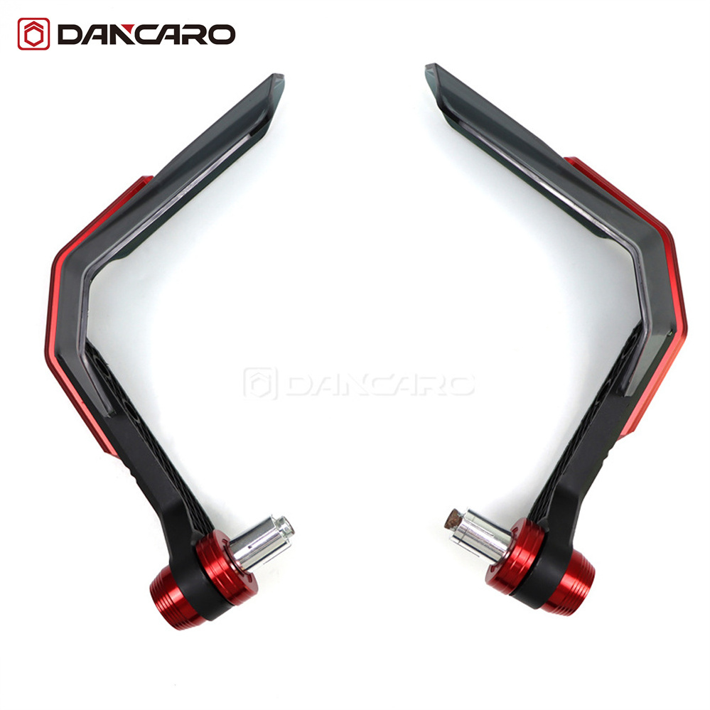 DANCARO CNC Motorcycle Handguard Shield Hand Guard Protector Universal for  7/8