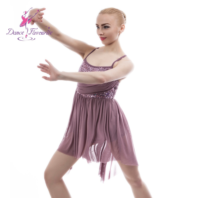 17303 Crisscross camisole ballet dancing dress Lyrical and Contemporary dance costume