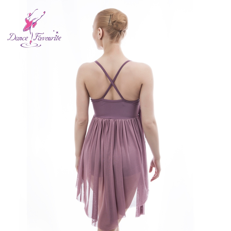 17303 Crisscross camisole ballet dancing dress Lyrical and Contemporary dance costume