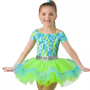 yellow adult stage performance dance costumes dress Christmas Stage Sequins Performance Wear Jazz Latin Ballet Costume for Girls