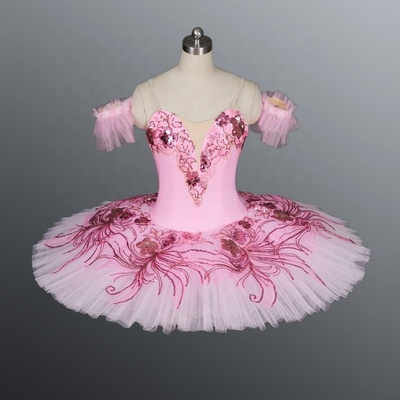 Free Shipping! ballet-tutu Wholesale pink Kids Blue Tutu Ballet Girls Maid Ballet Costume purple Custom Made Long Dance Dress