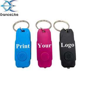 Promotion Gift KC06 Super Mini USB Keychain Light Keyring Lamp LED Key-chain Rechargeable Flashlight (Logo Acceptable)