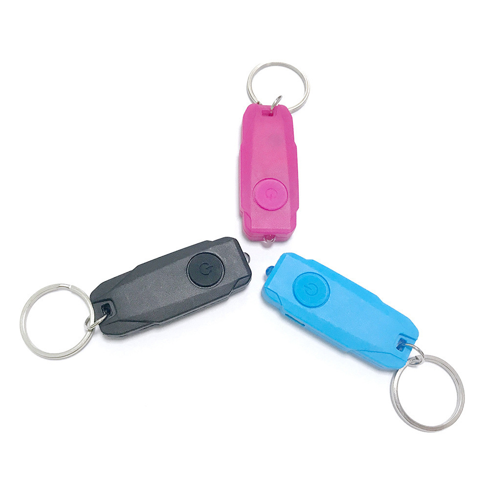 Promotion Gift KC06 Super Mini USB Keychain Light Keyring Lamp LED Key-chain Rechargeable Flashlight (Logo Acceptable)