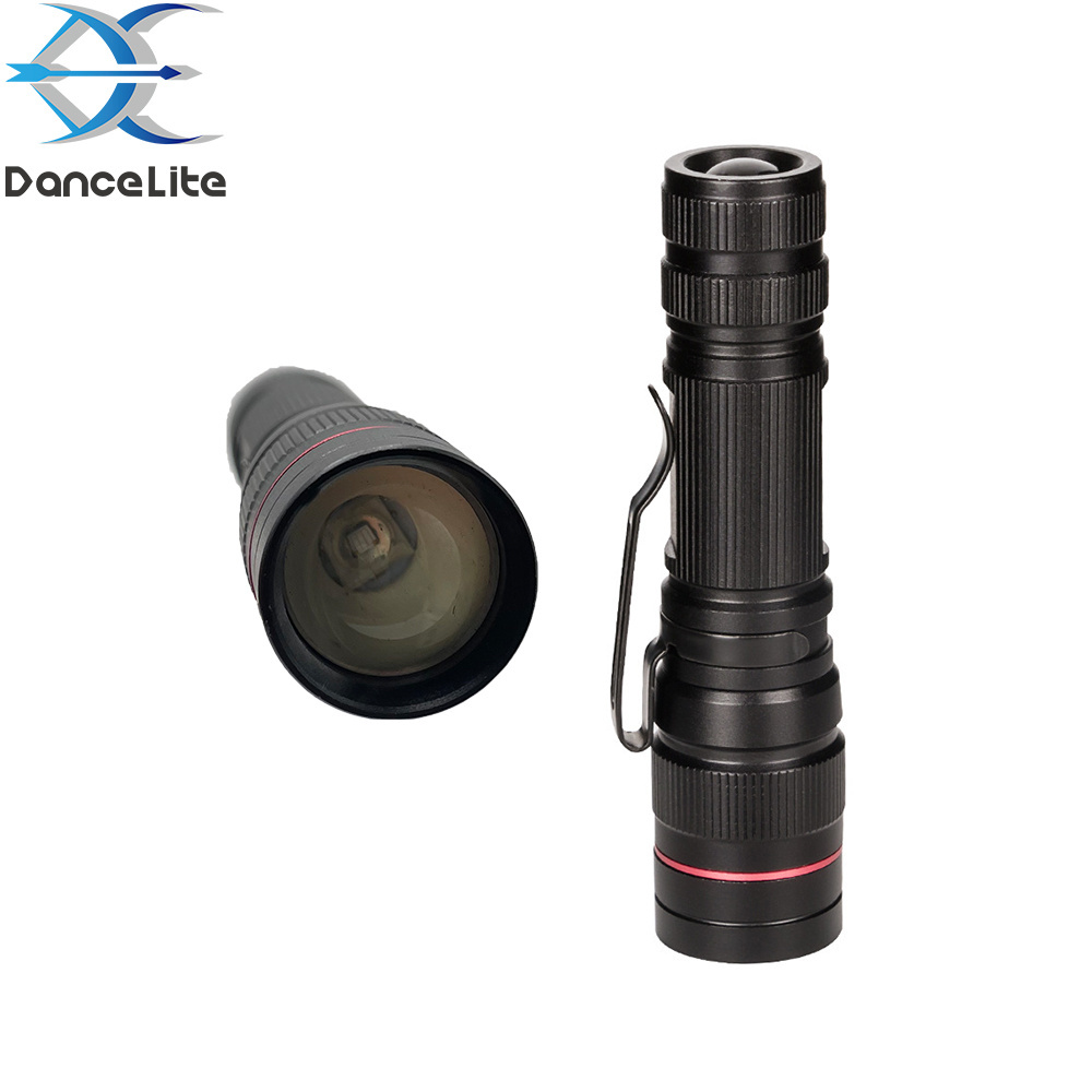 OEM Super Mini UV 395nm 3W LED Flashlight Portable AA/14500 395 Ultraviolet Light Pocket Testing Torch Zoomable Lamp