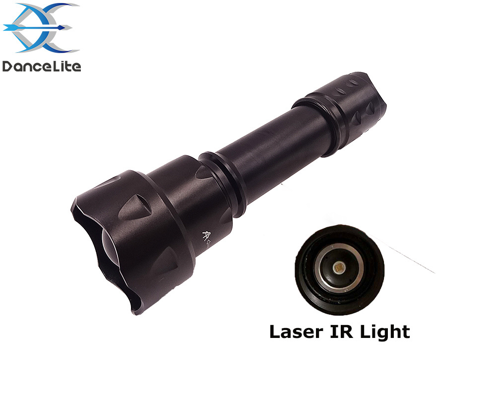 Logo Engraving Super Long Light Range 500Meters Laser IR 940nm / 850nm Infrared LED Flashlight Illuminator For Hunting