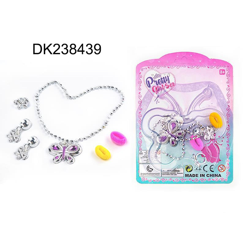 Kids Pretend Play Set Dress Up Toys Jewelry Princess Toys