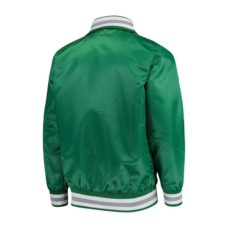 Men nylon high quality blank custom wholesale satin varsity letterman baseball bomber jacket