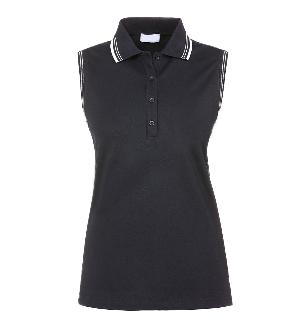 Women/Ladies Sleeveless Golf Polo T shirt Custom Design High Quality Sports Golf Soft Plain Polo T shirt