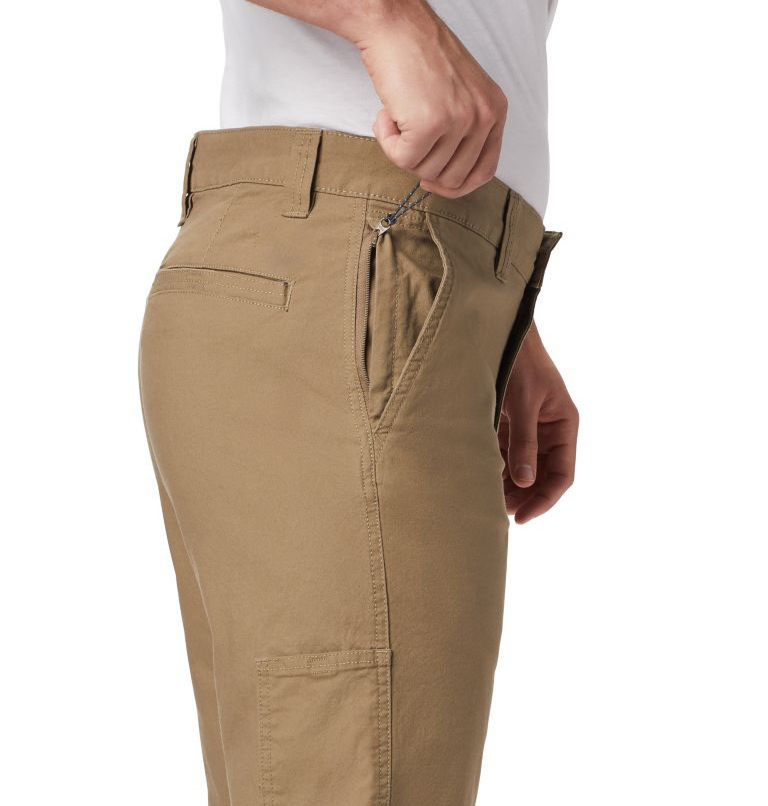 OEM Featuring Utility Stretch  Cotton Blend Fabric With Hand Pockets Zip Closed Security Pocket Hiking Men Cargo Pants