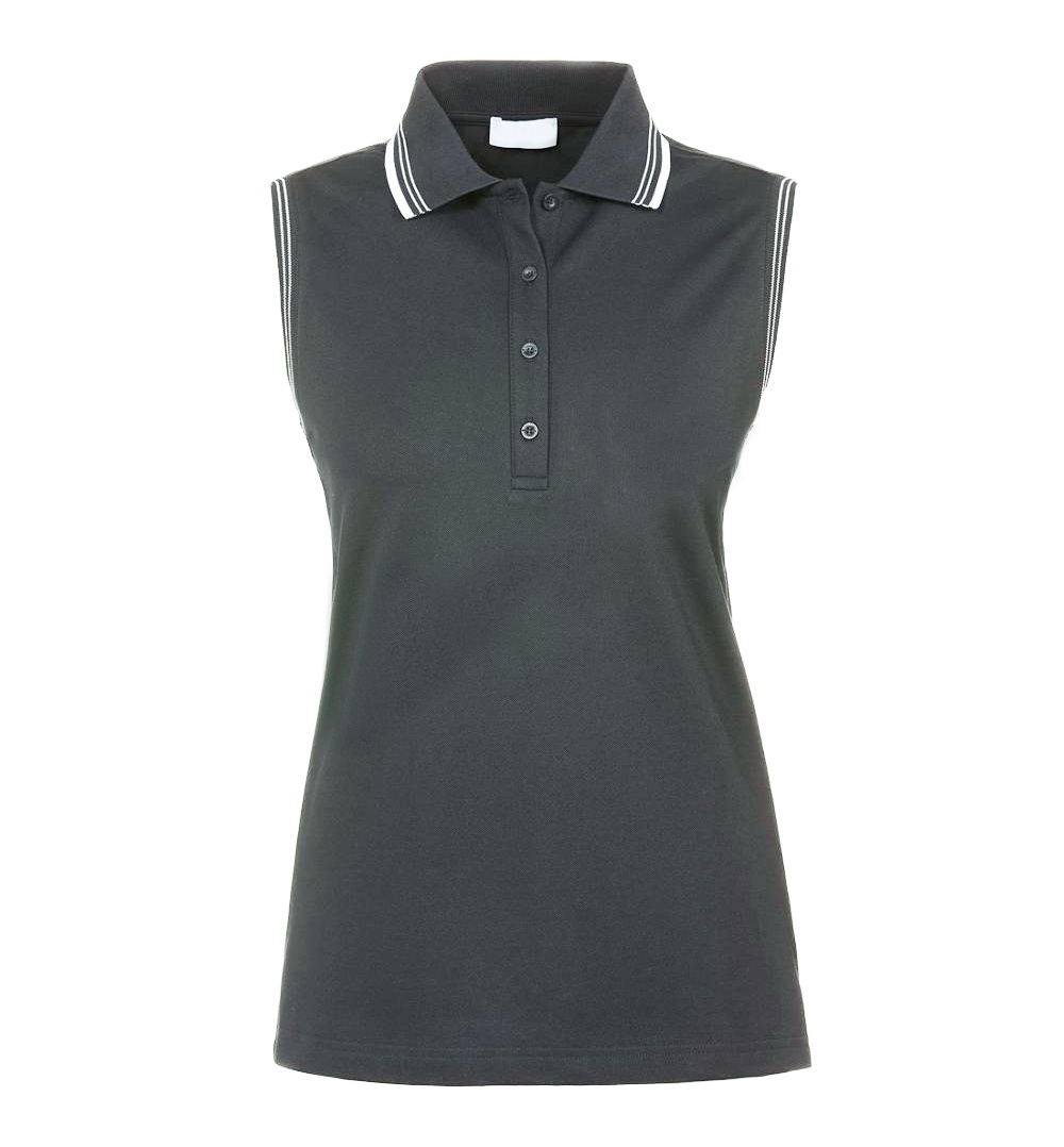 Women/Ladies Sleeveless Golf Polo T shirt Custom Design High Quality Sports Golf Soft Plain Polo T shirt