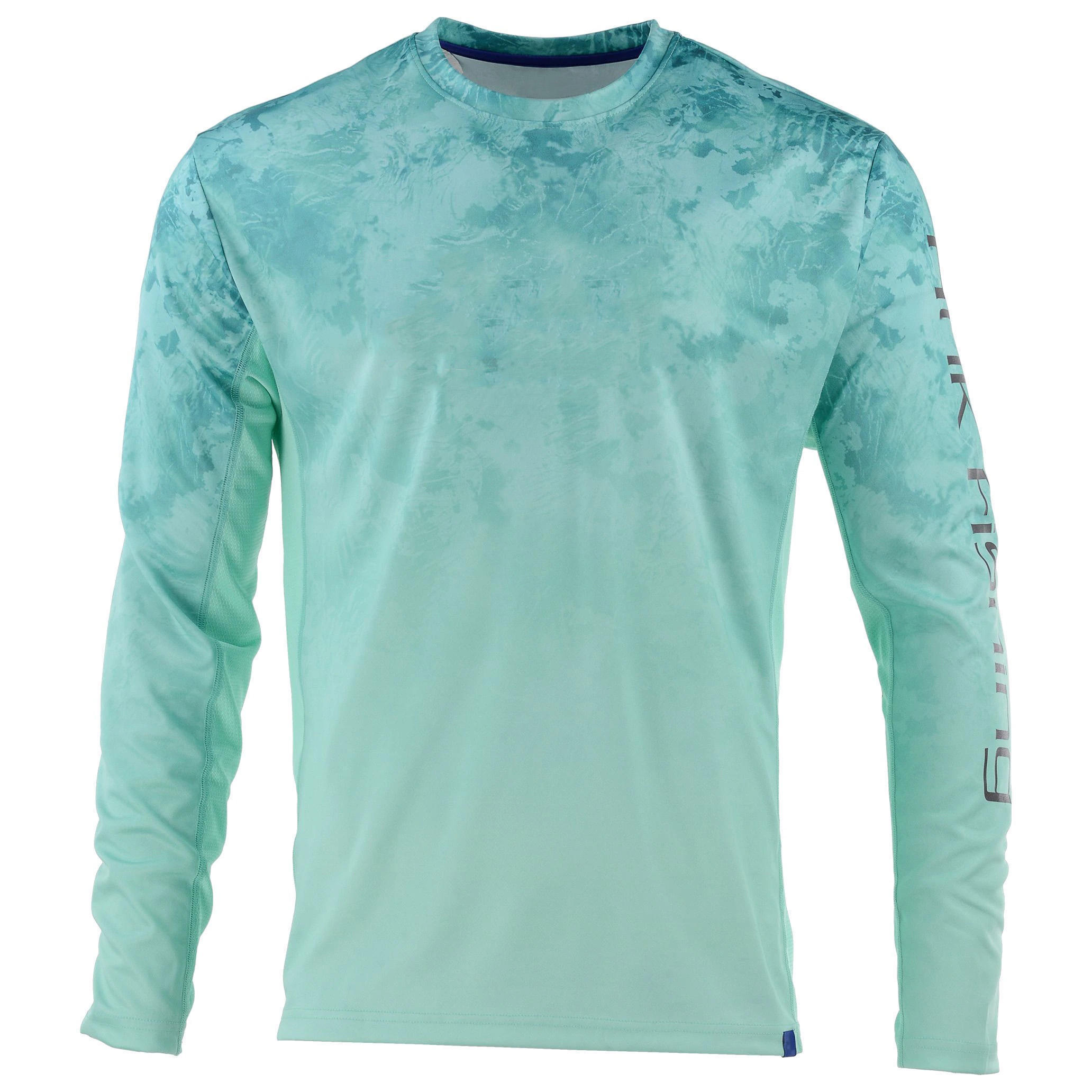 Custom Wholesale Long Sleeve Face Mask Sublimated Printed Uv Upf 50 Quick Dry Performance Fishing Shirt