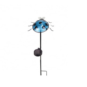 Ladybug shaped solar light For Walkway Pathway Patio Yard Lawn decorative garden stake