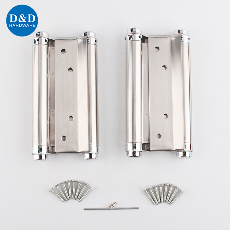 Stainless Steel 304 Hinge Double Action Wooden Door Self Closing Spring Hinge Swing Door Hinge