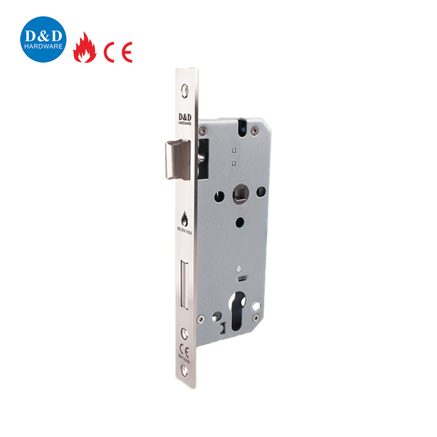 Popular EN12209 SS316 4585 safety Fire Rated Metal Entrance Door Mortise Sash Lever Lock