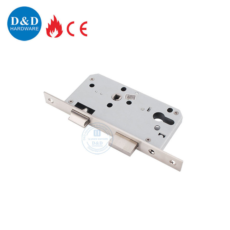 CE EN12209 SUS304 5572 Fire Rated Hotel Wooden Outdoor Mortise Sash Deadbolt Cylinder Front Main Door Lock