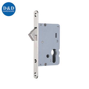 Stainless steel Euro Sliding Door Hook Lock Mortise Metal Door Lock for Security