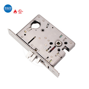 High Security ANSI Grade 1 Casting SS304 Fire Rated Office Entry Mortice  Door Lockset