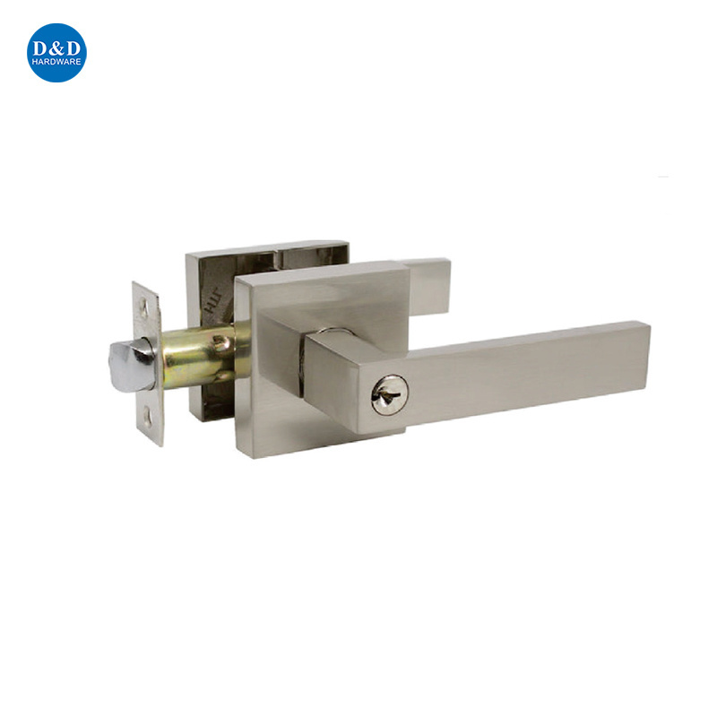 Keyed Entry Door Levers and Single Cylinder Deadbolts Combo Pack Keyed Alike Door Lockset