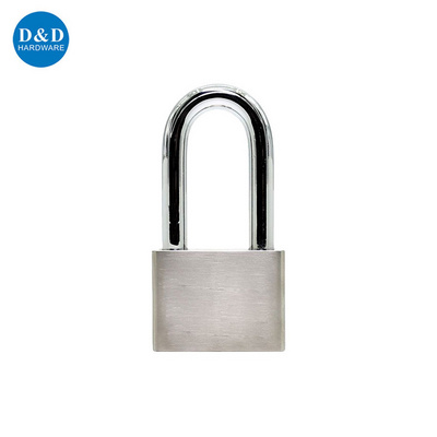 Stainless Steel Shackle Brass Padlock Keyed Alike Small Mini Copper Long Padlock for Door