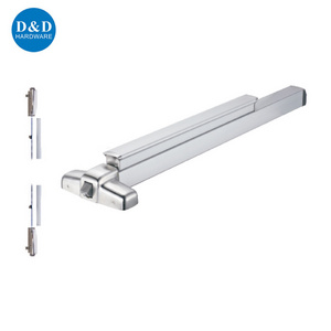 Aluminum Push Door Panic Bar Lock SS304 Panic Exit Device 3 Points Lock by 3D Direction