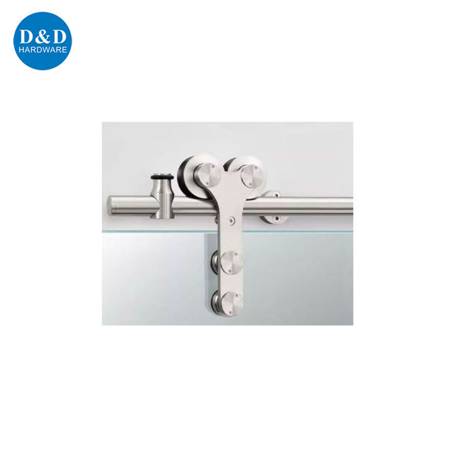 Modern Iron Security Stainless Steel Barn Glass Door Security Hardware for House and Hotel