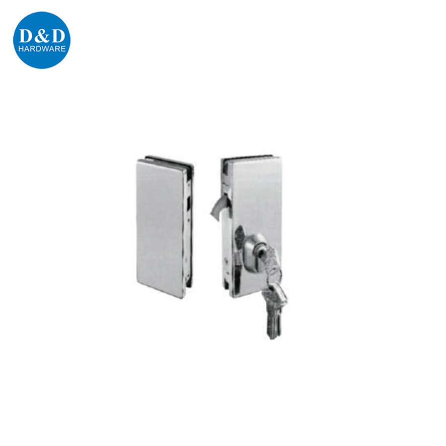 Wholesale European Tempered Sided Stainless Steel Patio Center Sliding Door Lock with Key