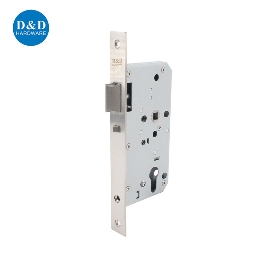 Stainless Steel Security European Style Lockset Exterior Door Hardware Classroom Lock