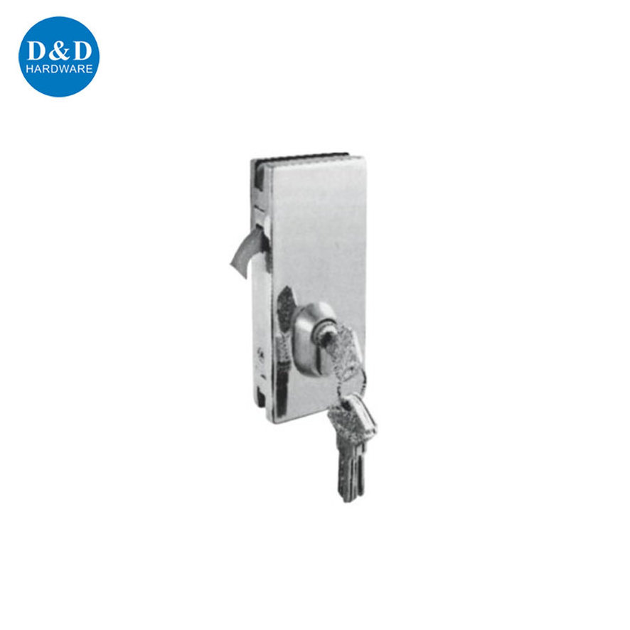 Wholesale European Tempered Sided Stainless Steel Patio Center Sliding Door Lock with Key