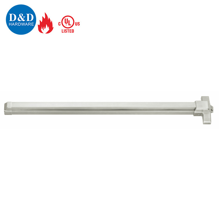 UL Listed Stainless Steel 304 Security Fire Rated Door Double Fire Exit Hardware Push Panic Bar