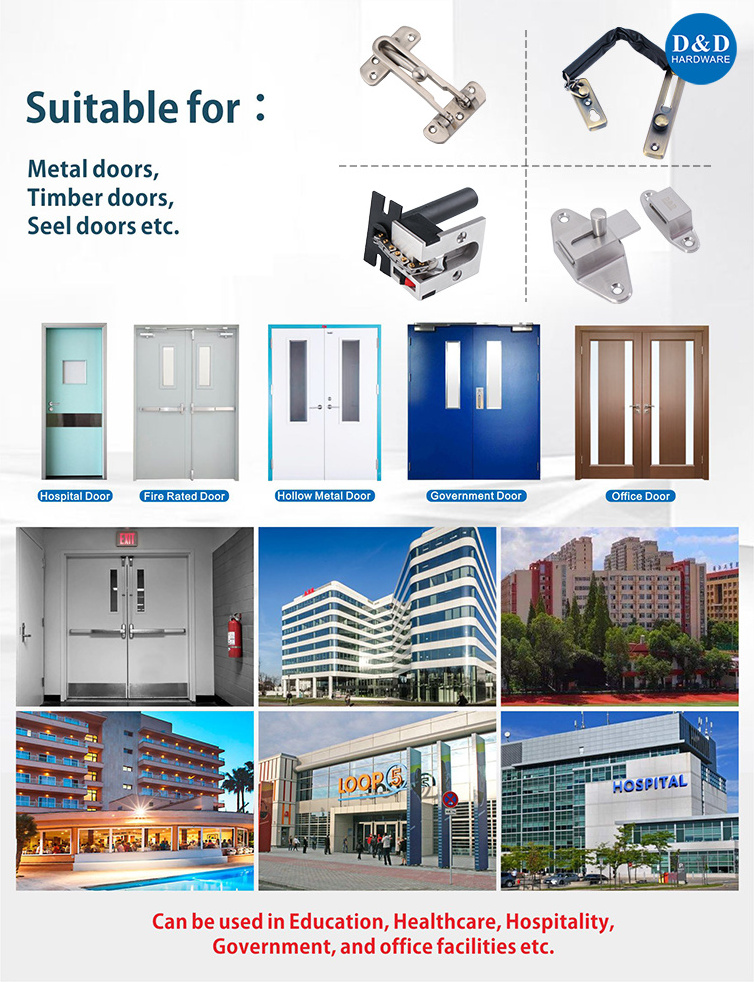 Security Doors Accessory Stainless Steel 304 Security Safety Door Accessories Door Guard for ...