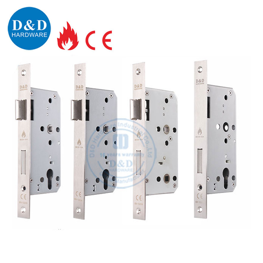 Low Price Building Fire Door CE 5572 Stainless Steel 316 Fire Rated Mortise Sash Lockset