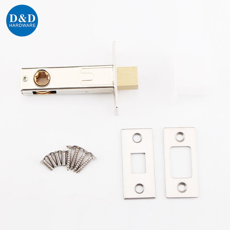 Solid BrassHotel Bathroom Entry Door  Latch Lock Deadbolt Lock Cylinder for Toilet Washroom