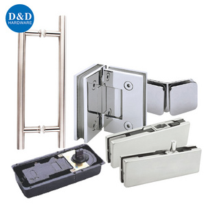 Hot Selling Modern Stainless Steel 304/316 Building Glass Shower Door Hardware Accessories Glass Hardware