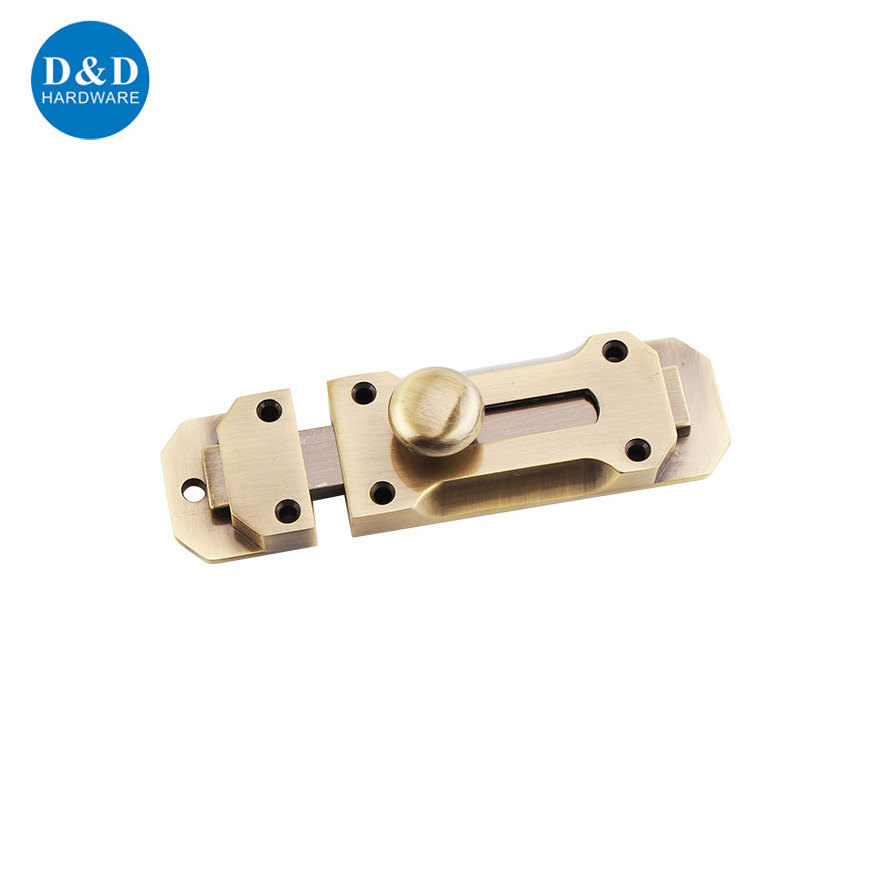 4 Inch Satin Nickel Furniture Hardware Fitting Tower Flush Bolt in Zinc Alloy for Aluminium Door