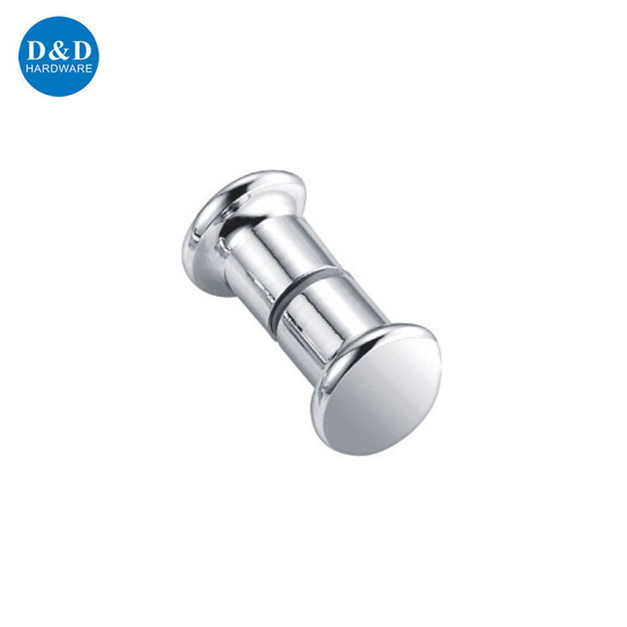 Factory Bathroom Shower Glass Flush Door Knob Handles Shower Door Stainless Steel Handle