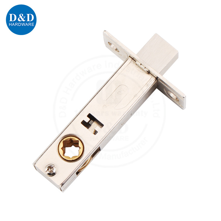 Solid BrassHotel Bathroom Entry Door  Latch Lock Deadbolt Lock Cylinder for Toilet Washroom