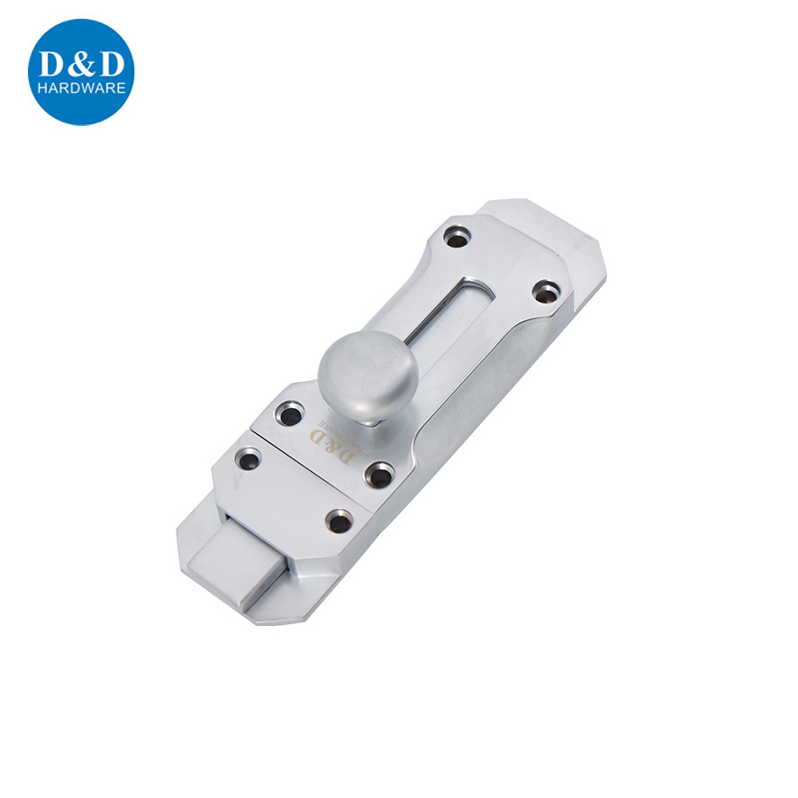 4 Inch Satin Nickel Furniture Hardware Fitting Tower Flush Bolt in Zinc Alloy for Aluminium Door