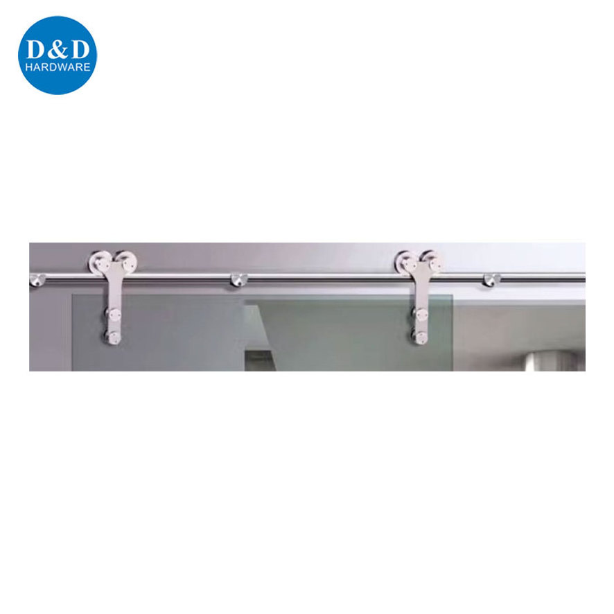 Modern Iron Security Stainless Steel Barn Glass Door Security Hardware for House and Hotel