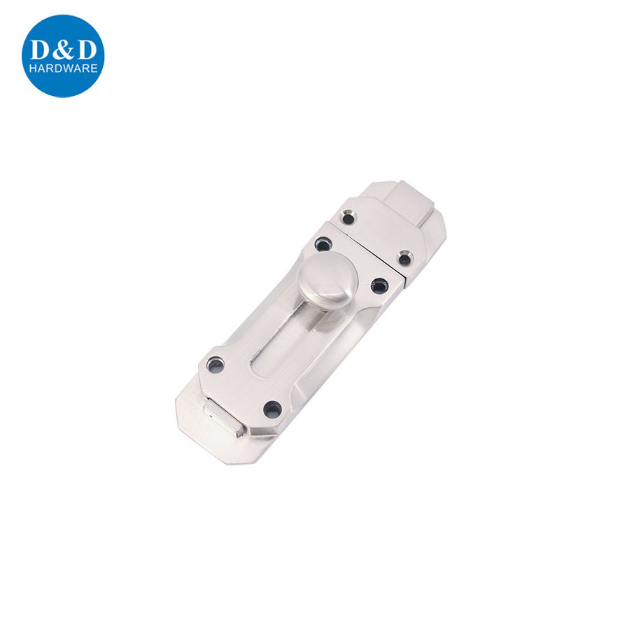 4 Inch Satin Nickel Furniture Hardware Fitting Tower Flush Bolt in Zinc Alloy for Aluminium Door