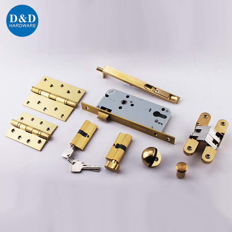 CE marked Fire Rated Heavy duty door accessories Building Wooden Door Hardware