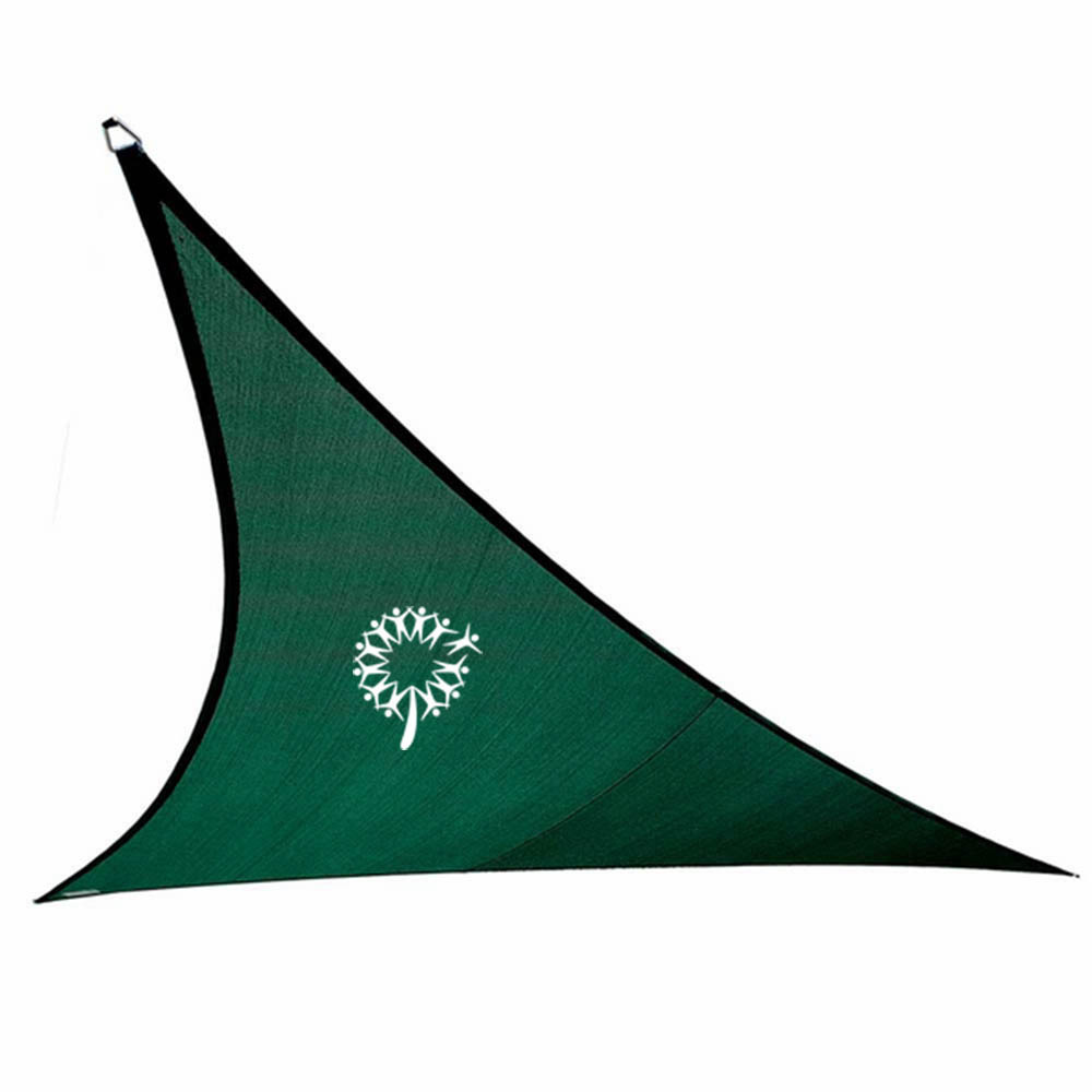 HDPE Wholesale 90% UV Block Triangle Sun Shade Sail Canopy for Patio Backyard Sunshade Sail for Roof Car beach  Awnings Garden