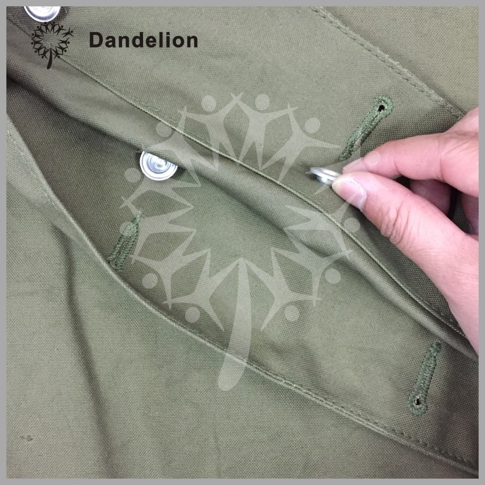 high quality fire-retardant hemp waterproof button canvas tarp