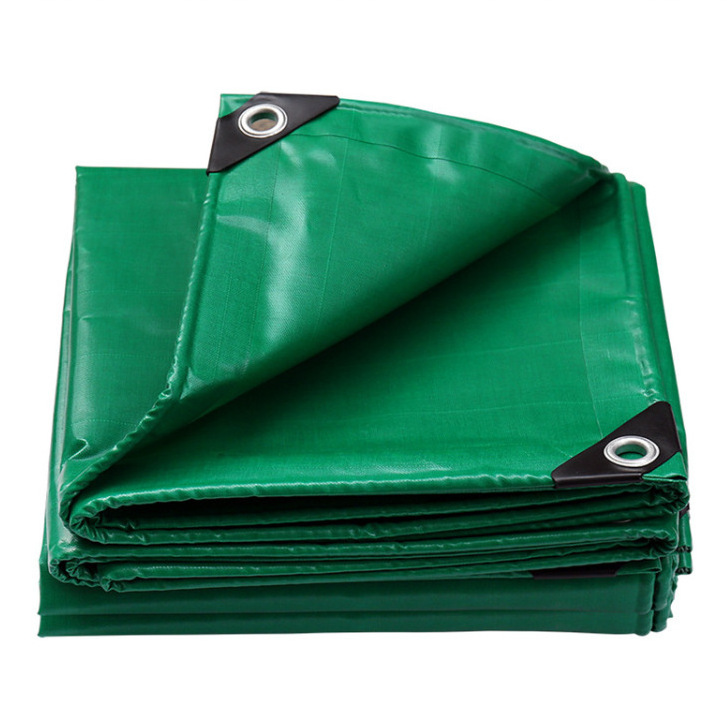 Heavy Duty 610gsm Green Waterproof PVC Tarpaulin Roll Vinyl Tarps for Truck Tent Covering