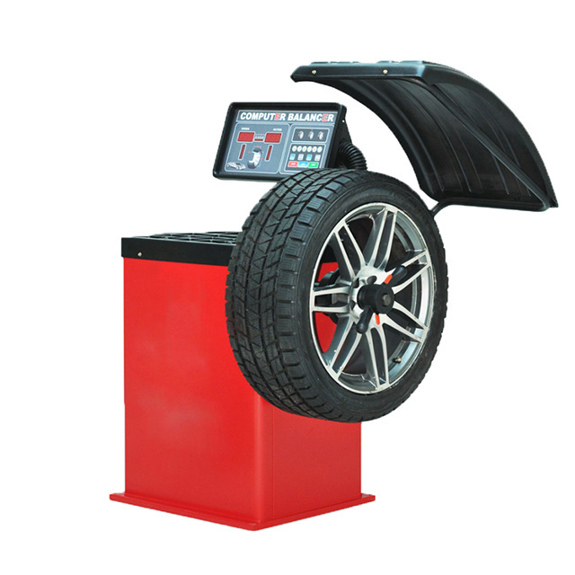 3D wheel balancer touch screen car tyre balancing machine