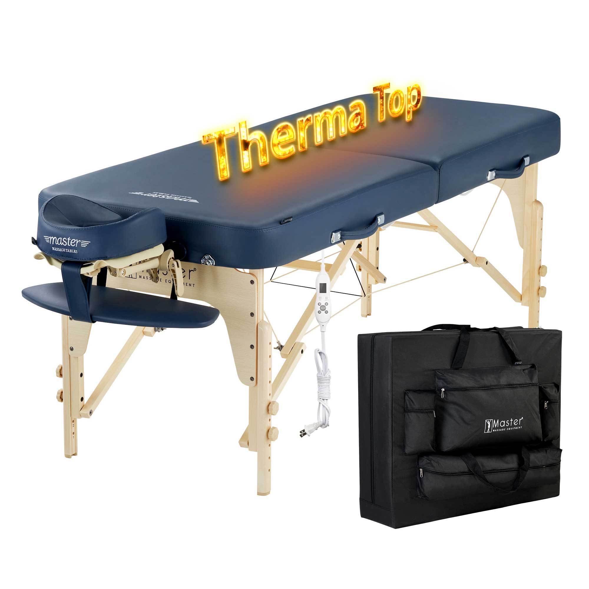 Master Massage Phoenix New Style Modern Thermal Low Price Folding Heated Portable Wide Massage Bed Tattoo Bed Massage Table