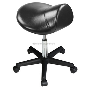 Master Massage Factory Price Hydraulic Height Adjust Swivel Stool Rolling Stool  Massage Stool with 360 Degree Rotation Wheels