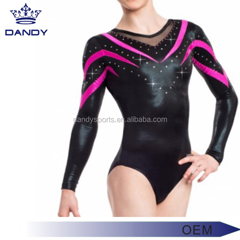 Elite Sparkle Burst Rhinestone Competition Leotard Womens Gymnastics leotards