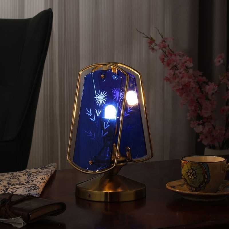 Modern minimalism flexible table lamps bedroom indoor glass small led headboard home office table light